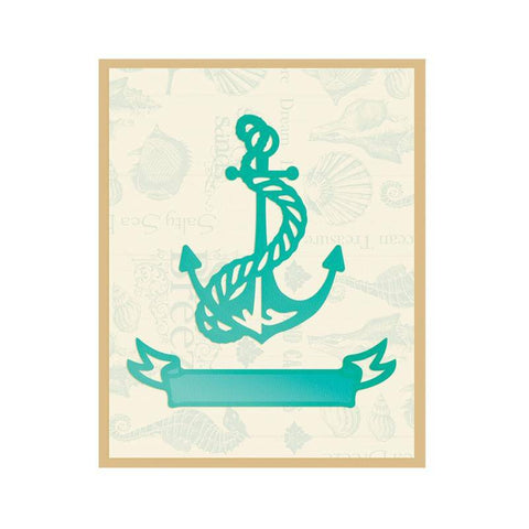 Couture Creations Tied Anchor and Banner Intricutz Cutting Dies - Lilly Grace Crafts