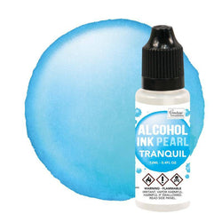 Couture Creations Baby Blue Pearl  - Alcohol Ink - 12ml - 0.4fl oz. - Lilly Grace Crafts