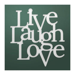 Ultimate Crafts Con Impressions Die Live Laugh Love - Lilly Grace Crafts