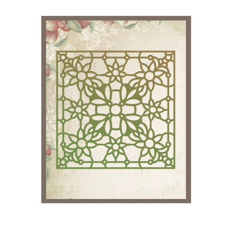 Ultimate Crafts Pressed Flowers Stained Glass Impression Dies - Lilly Grace Crafts