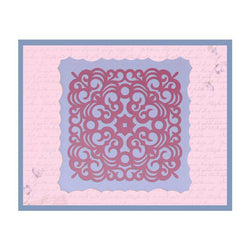 Ultimate Crafts Impression Die - Damask Frame - Lilly Grace Crafts