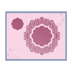 Ultimate Crafts Impression Die - Magnolia Doily - Lilly Grace Crafts