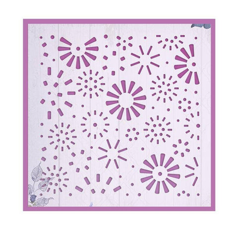 Ultimate Crafts Fireworks Background Impression Dies - Lilly Grace Crafts