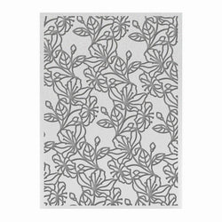 Ultimate Crafts Con - Aquarelle - Watercolour Blooms Embossing Folder 5x7 - Lilly Grace Crafts