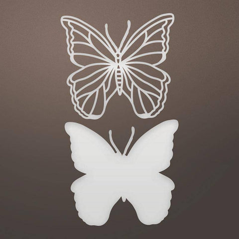 Ultimate Crafts Con - Aquarelle - Decorative Die Widespread Butterfly (2pc) - Lilly Grace Crafts