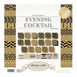 Ultimate Crafts CON Evening Cocktail 12x12in Paper Pad - Lilly Grace Crafts