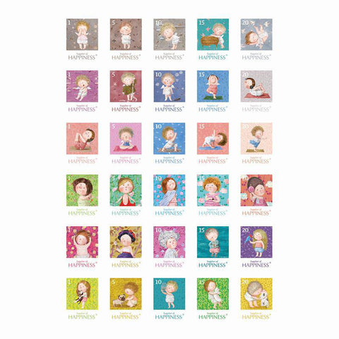 Ultimate Crafts Con - Gapchinska - A4 Stamp Stickers (30pc) - Lilly Grace Crafts