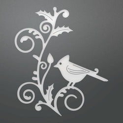 Ultimate Crafts CON Cardinal and Flourish Decorative Die - Lilly Grace Crafts