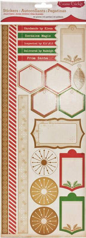 Cosmo Cricket Jolly Days, Sticker Sheet - Lilly Grace Crafts