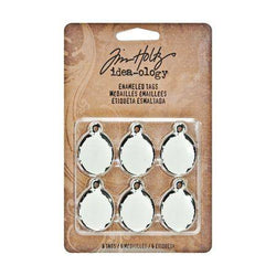 Tim Holtz idea-ology Enameled Tags - Lilly Grace Crafts