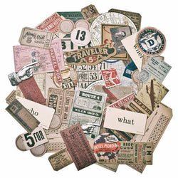 Tim Holtz idea-ology Ephemera Pack, Expedition - Lilly Grace Crafts