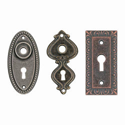 Tim Holtz idea-ology Large Keyholes - Metal Embellishments - Lilly Grace Crafts