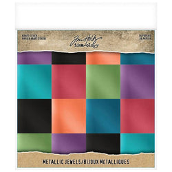 Tim Holtz idea-ology Kraft - Stock Metallic Jewels - Lilly Grace Crafts