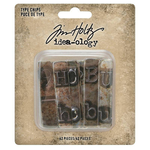 Tim Holtz idea-ology Type Chips - Lilly Grace Crafts