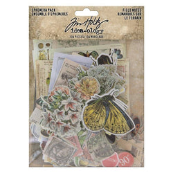 Tim Holtz idea-ology Ephemera Pack - Field Notes - Lilly Grace Crafts