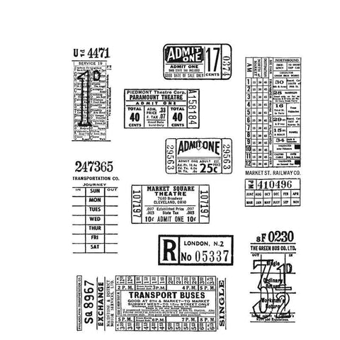 Art Gone Wild Ticket Booth - Cling Stamps - Lilly Grace Crafts