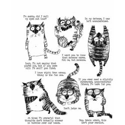 Art Gone Wild Snarky Cat - Lilly Grace Crafts