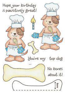 Baking Pup Honeypop clear set - Lilly Grace Crafts