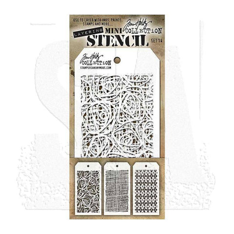 Art Gone Wild Mini Stencil Set 14 - Lilly Grace Crafts