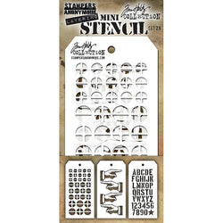 Art Gone Wild Tim Holtz Mini Stencil Set 29 - Lilly Grace Crafts