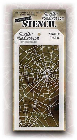 Art Gone Wild Shatter Layering Stencil - Lilly Grace Crafts
