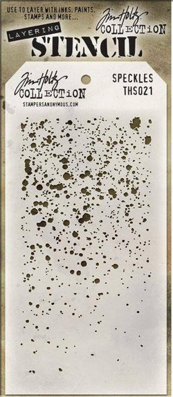 Art Gone Wild Speckles Tim Holtz Stencils - Lilly Grace Crafts