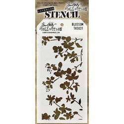 Art Gone Wild Tim Holtz Stencils Blossom - Lilly Grace Crafts