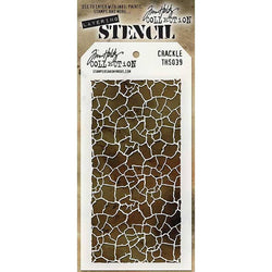 Art Gone Wild Tim Holtz Stencils Crackle - Lilly Grace Crafts