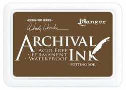 Ranger Industries Potting Soil Archival Ink Pad - Lilly Grace Crafts