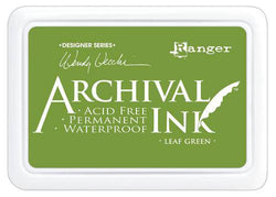 Ranger Industries Leaf Green Archival Ink Pad - Lilly Grace Crafts