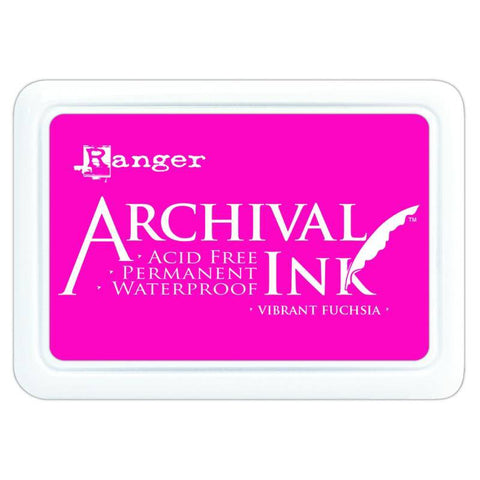 Ranger Industries Archival Ink Pads -Vibrant Fuchsia - Lilly Grace Crafts