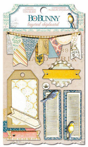 The Avenues Layered Chipboard - Lilly Grace Crafts