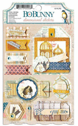 The Avenues Dimensiona Stickers - Lilly Grace Crafts