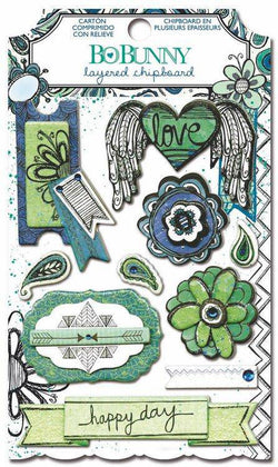 Zip a-deedoodle Layered Chipboard - Lilly Grace Crafts