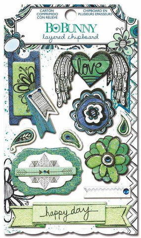 Zip a-deedoodle Layered Chipboard - Lilly Grace Crafts