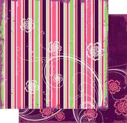 Stripe Double-sided Paper 25 Sheets - Lilly Grace Crafts
