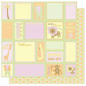 Safari girl - Journal fun 12x12 25 sheets - Lilly Grace Crafts