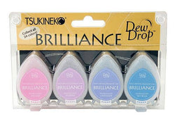 Tsukineko Brilliance 4 Piece Set Jewel Tone - Lilly Grace Crafts