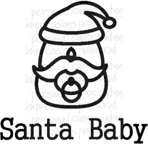 Christmas Clear Stamp - Santa Baby - Lilly Grace Crafts