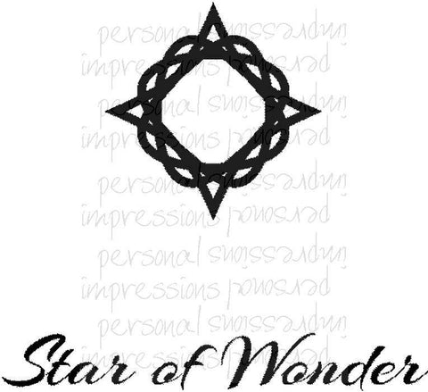 Christmas Clear Stamp - Star of Wonder - Lilly Grace Crafts