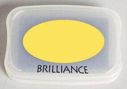 Tsukineko Pearlescent Yellow Brilliance Pad - Lilly Grace Crafts