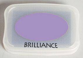 Tsukineko Pearlescent Purple Brilliance Pad - Lilly Grace Crafts