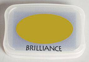 Tsukineko Pearlescent Olive Brilliance Pad - Lilly Grace Crafts