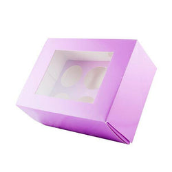 Bakers Toolkit One Lilac Cupcake Box 6 - Lilly Grace Crafts