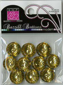 Bazzill Candlelight (Yellow) Modern Buttons - Lilly Grace Crafts