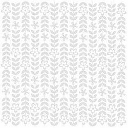 Bazzill 12x12 Daisy Chain Bazzill White (15) - Lilly Grace Crafts