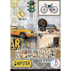 Ciao Bella Hipster Double-Sided Creative Pad A4 - Lilly Grace Crafts