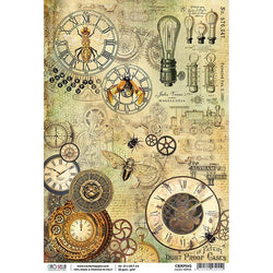 Ciao Bella Jules Verne Rice Paper A4 5 Sheets - Lilly Grace Crafts