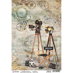 Ciao Bella The Director - Rice Paper 5 Sheets - Lilly Grace Crafts