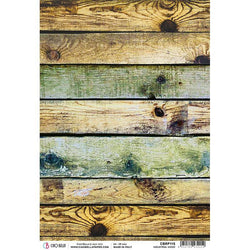 Ciao Bella Industrial Wood - Rice Paper  5 Sheets - Lilly Grace Crafts